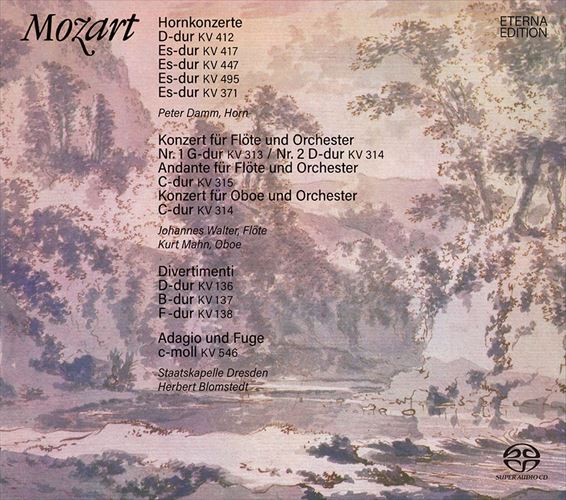 [c@gFtȏWfBFeBgW / wxgEuVebgAV^[cJyEhXf (Mozart : Konzerte und Divertimenti / Herbert Blomstedt, Staatskapelle Dresden) [SACDVOC[] [vX] [{сEt]